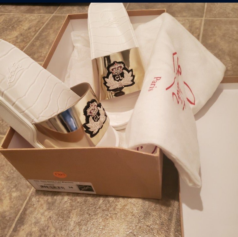 Christian Louboutin Pool Side Slides - image 2